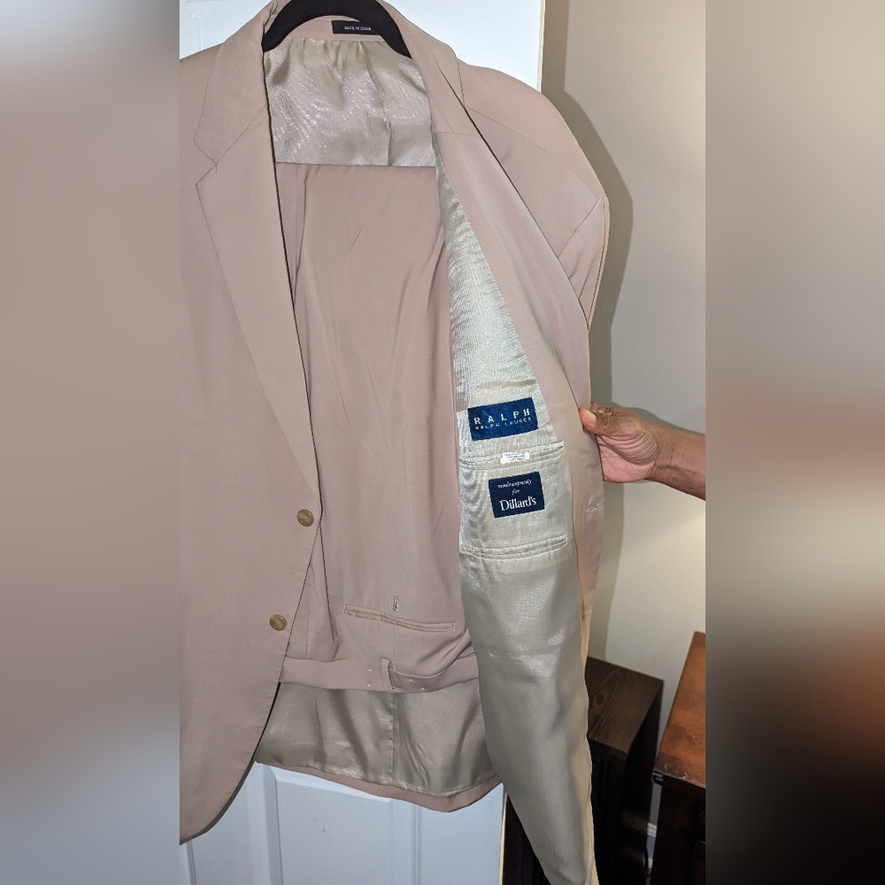 Ralph Lauren 2pc Suit 100% Wool